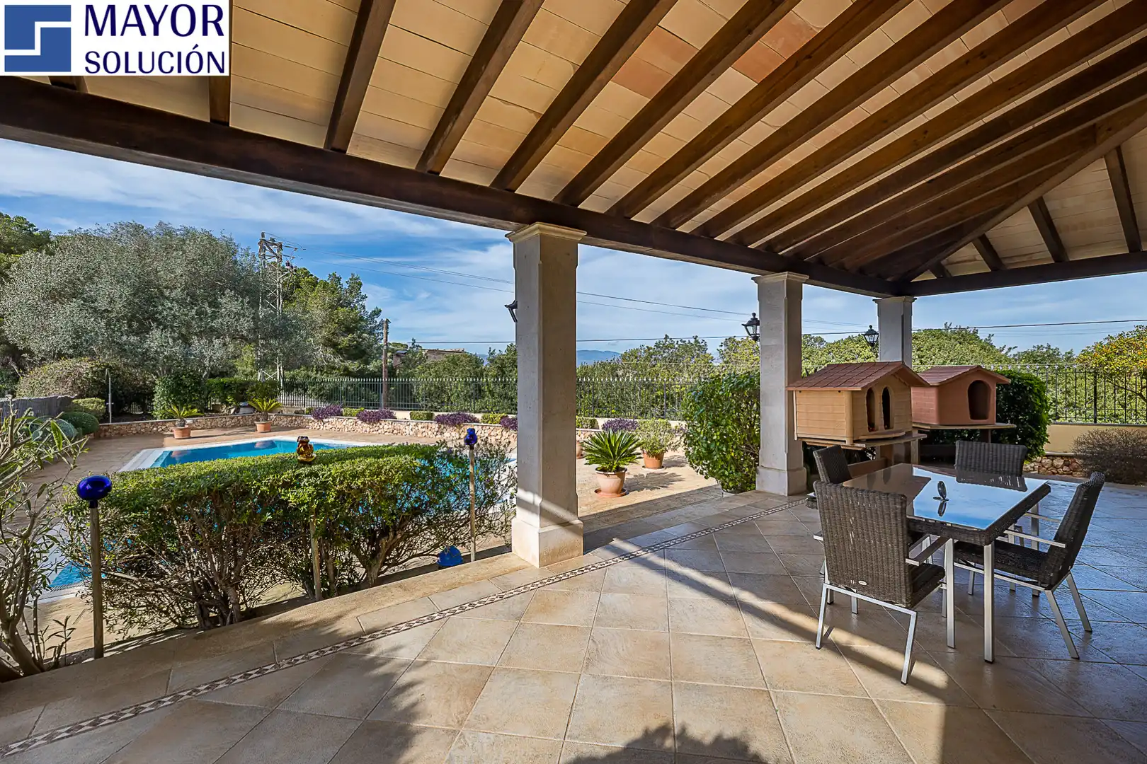 Terrassa de Casa o xalet en venda en  Palma de Mallorca amb Aire condicionat, Calefacció i Jardí privat
