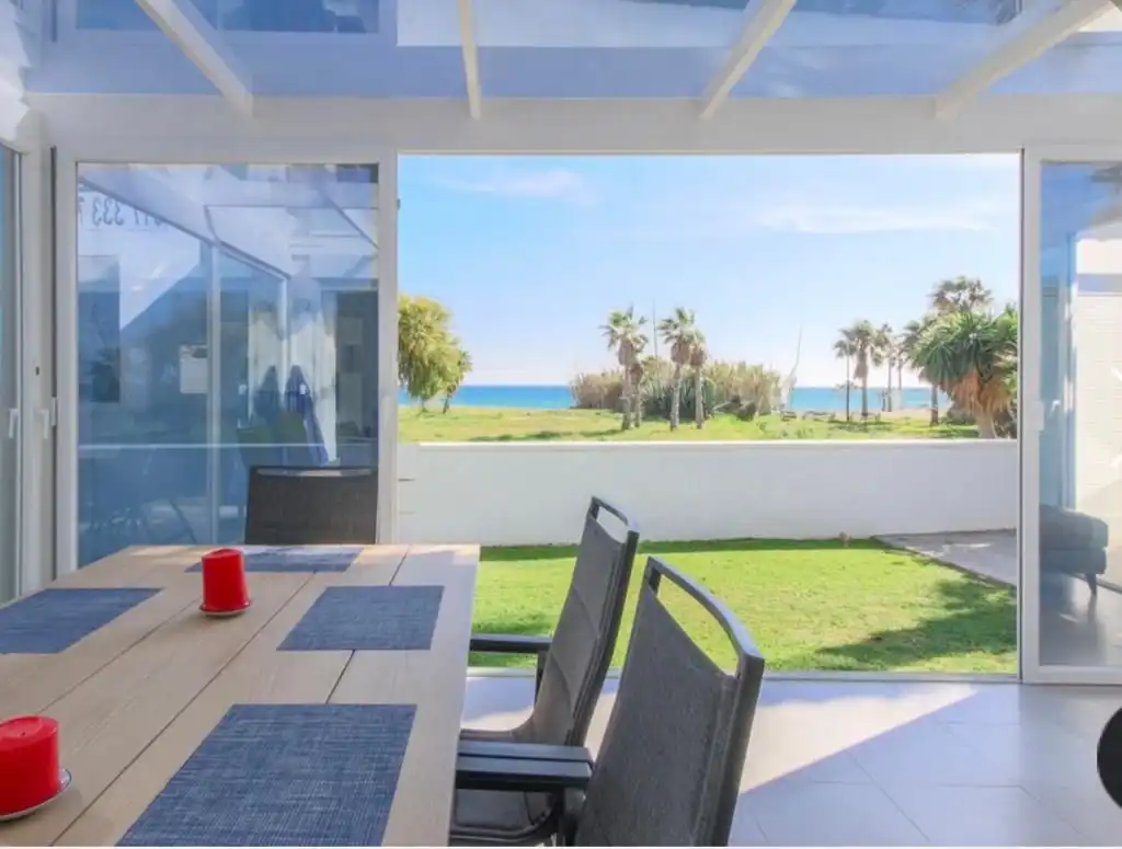Jardín de Casa o chalet de alquiler en Estepona con Aire acondicionado, Jardín privado y Piscina