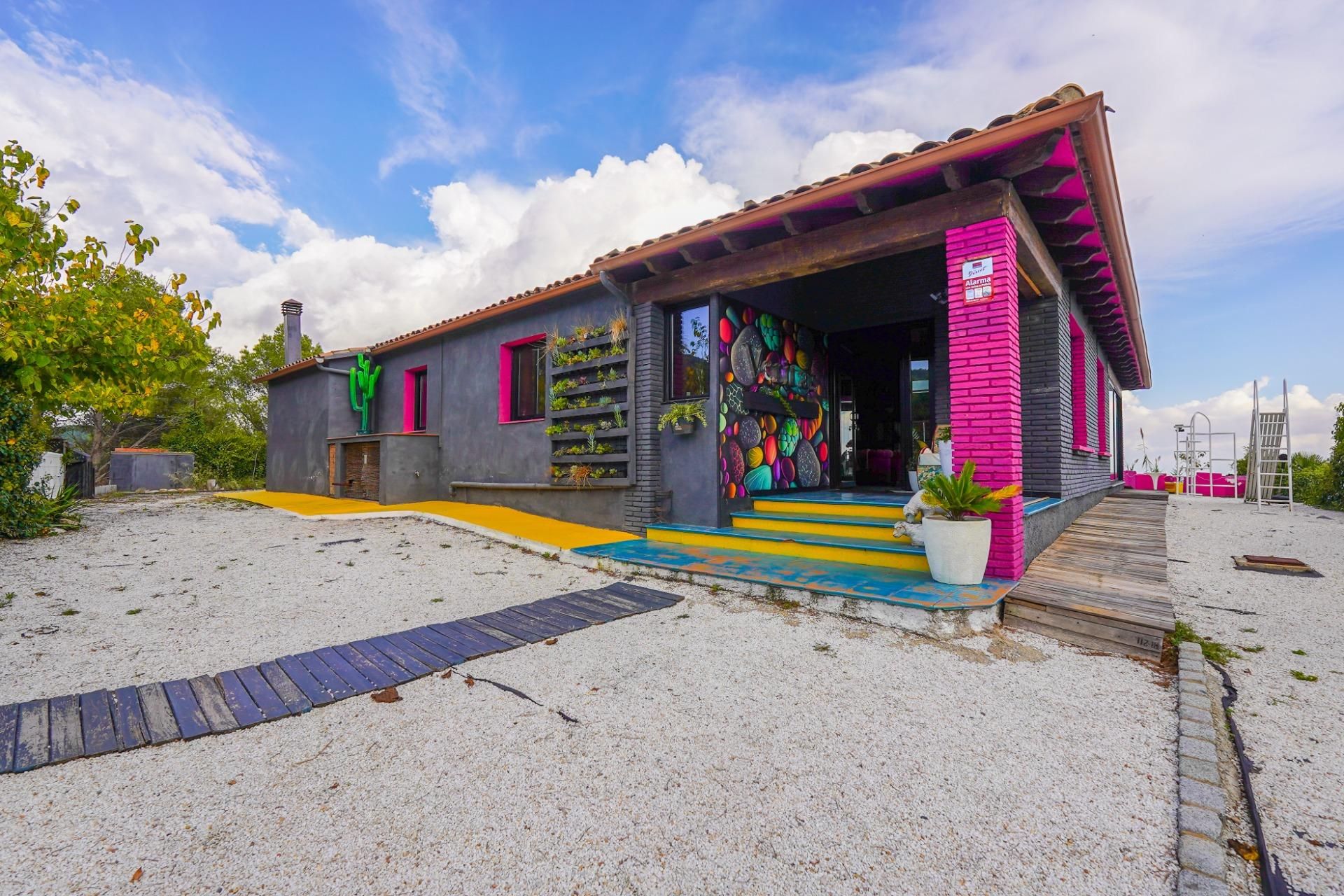 Vista exterior de Finca rústica en venta en Alió con Jardín privado, Parquet y Terraza