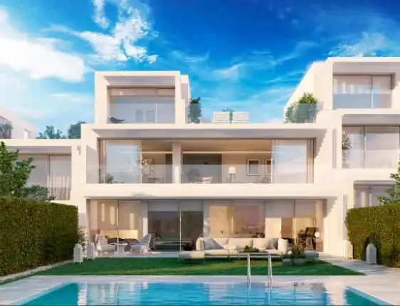 Vista exterior de Apartamento en venta en Sotogrande con Aire acondicionado, Parquet y Horno