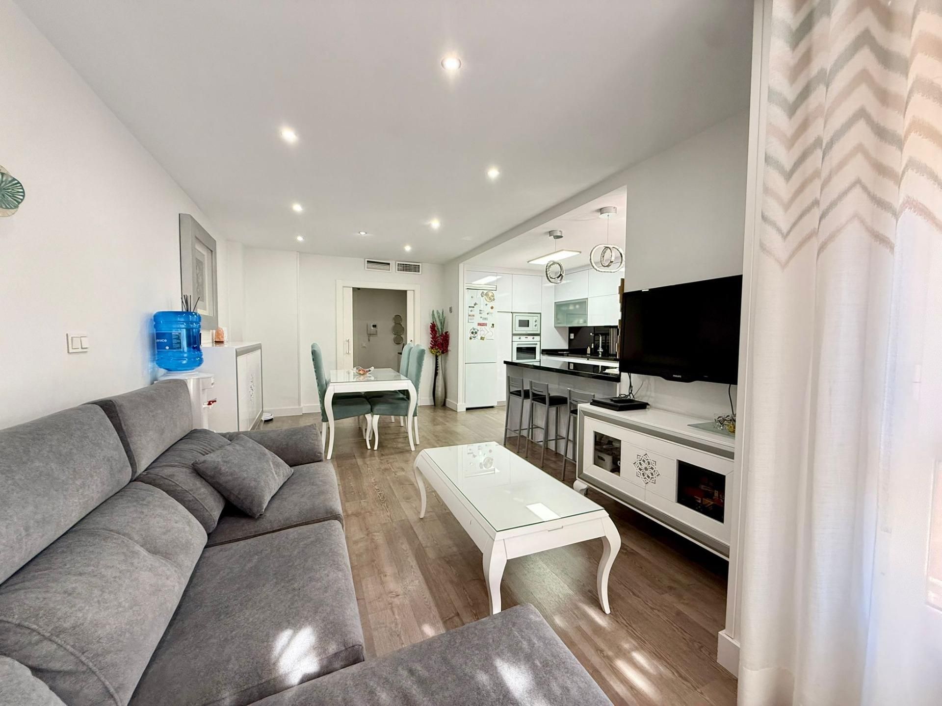 Living room of Flat for sale in Roquetas de Mar  with Air Conditioner