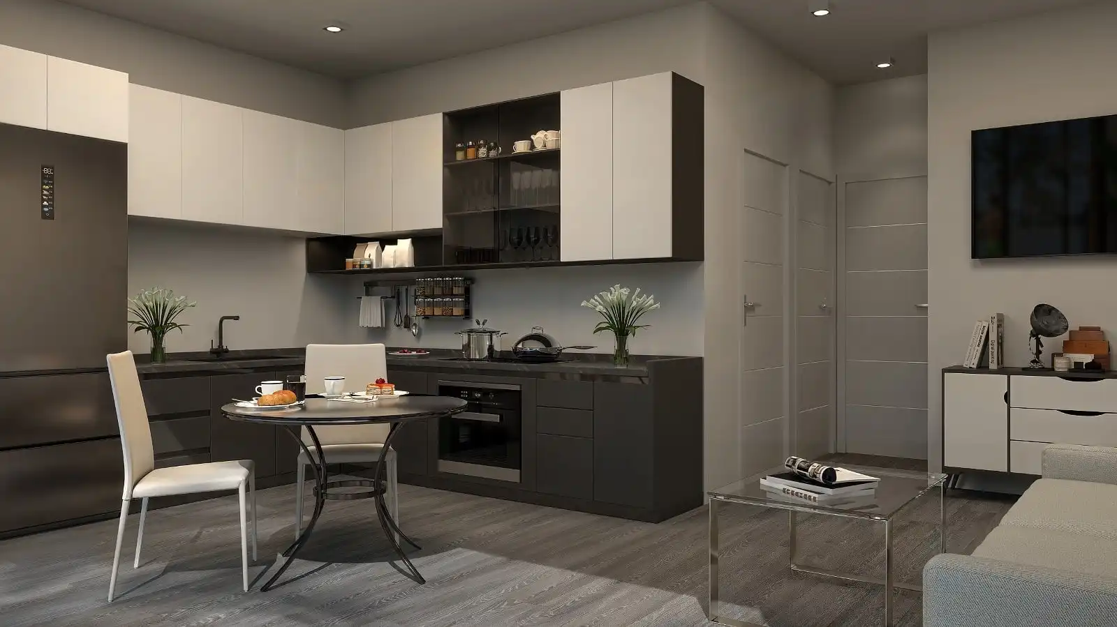 Kitchen of Apartments for sale in Vera  with Air Conditioner, Terrace and Balcony