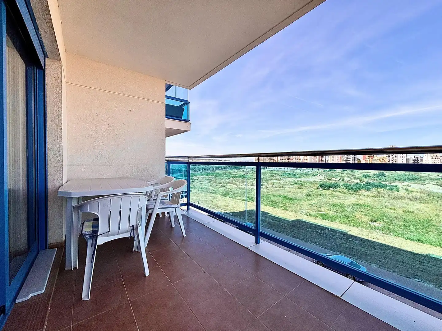Terrace of Flat for rent in Guardamar del Segura  with Air Conditioner, Heating and Furnished
