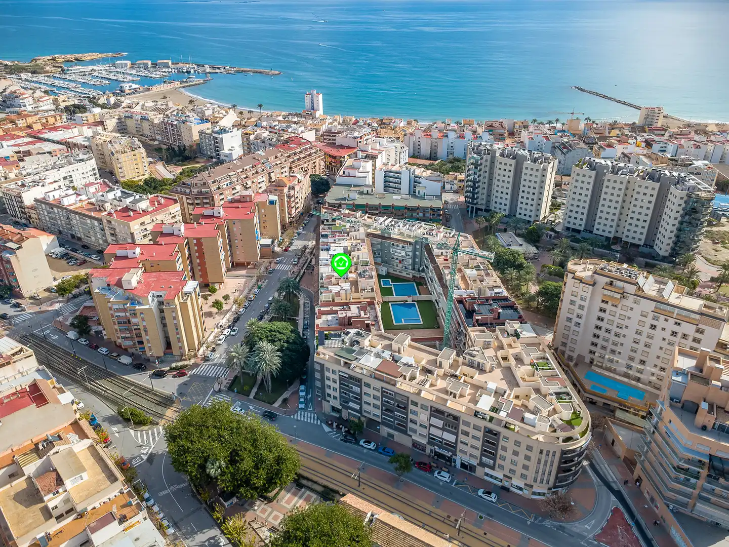 Exterior view of Attic for sale in El Campello  with Air Conditioner, Terrace and Storage room
