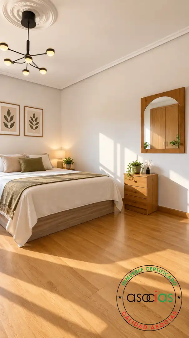 Bedroom of Flat for sale in La Felguera