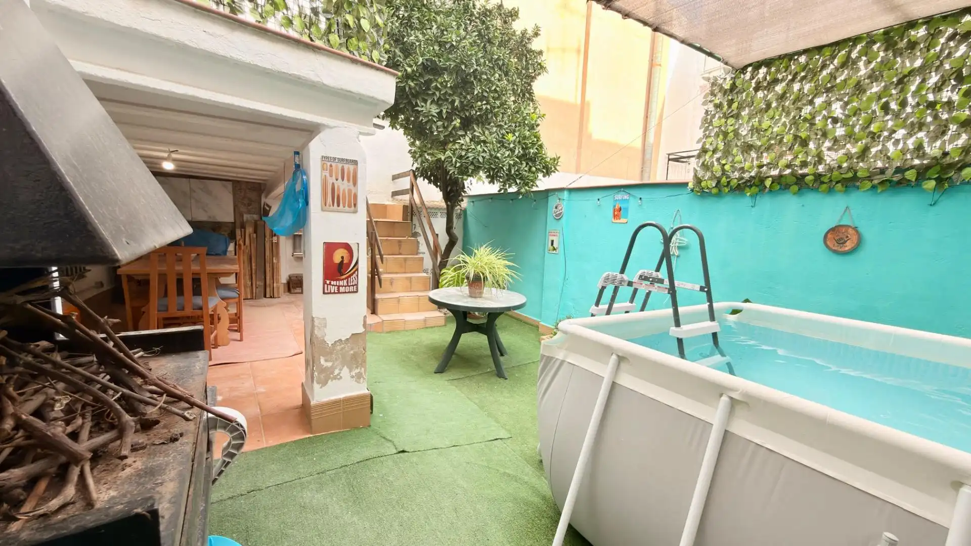 Piscina de Casa o xalet en venda en Cunit amb Aire condicionat, Calefacció i Terrassa