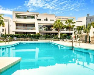 Swimming pool of Apartment for sale in Estepona  with Air Conditioner, Terrace and Swimming Pool