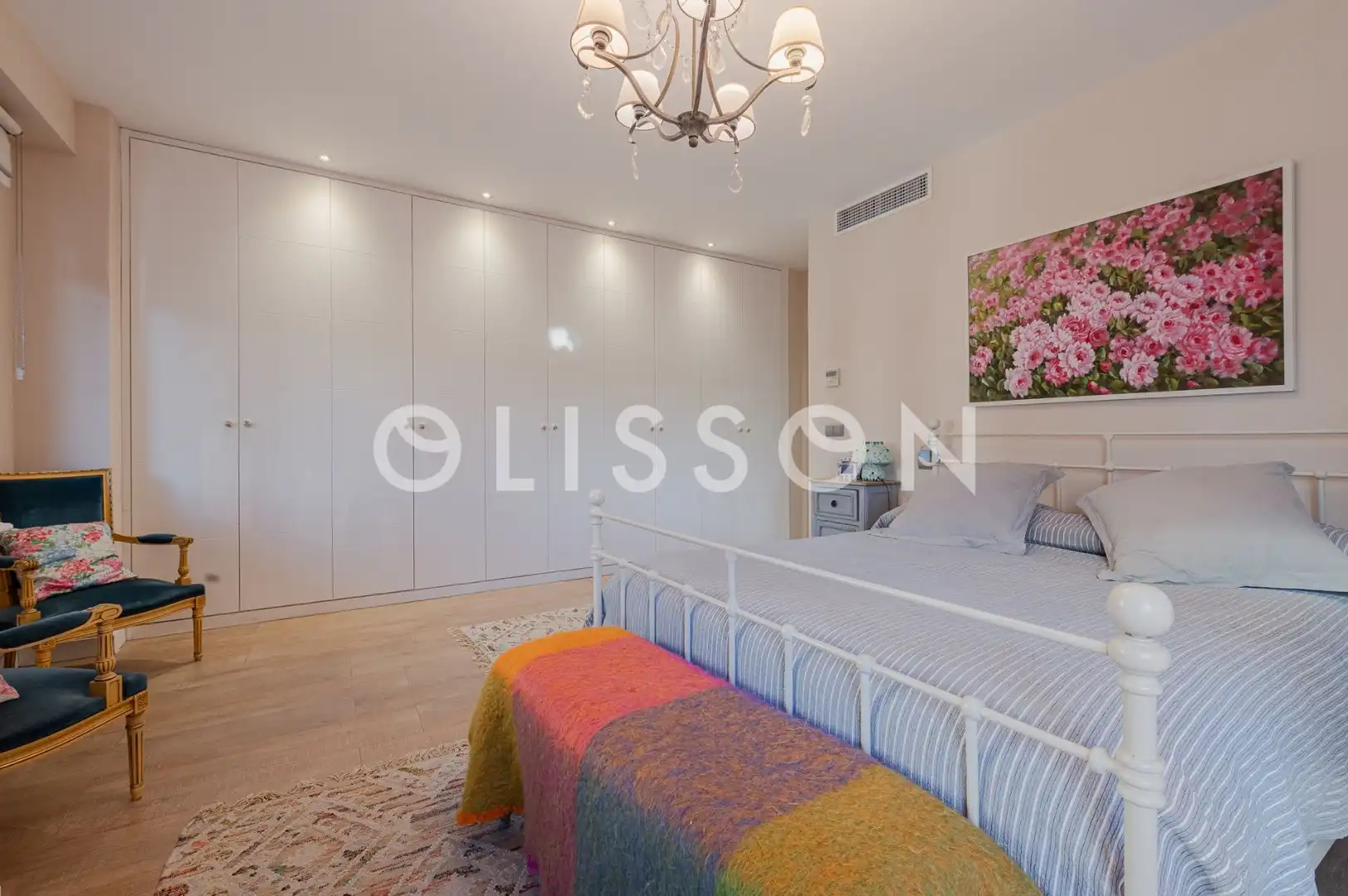 Bedroom of Flat for sale in Madrid  with Air Conditioner, Heating and Terrace