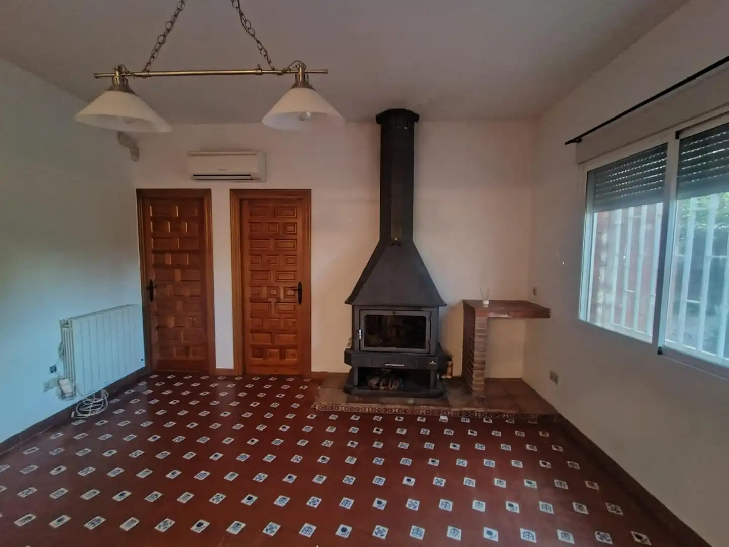 Wohnzimmer von Haus oder Chalet zur Miete in Viana de Cega mit Klimaanlage, Heizung und Privatgarten