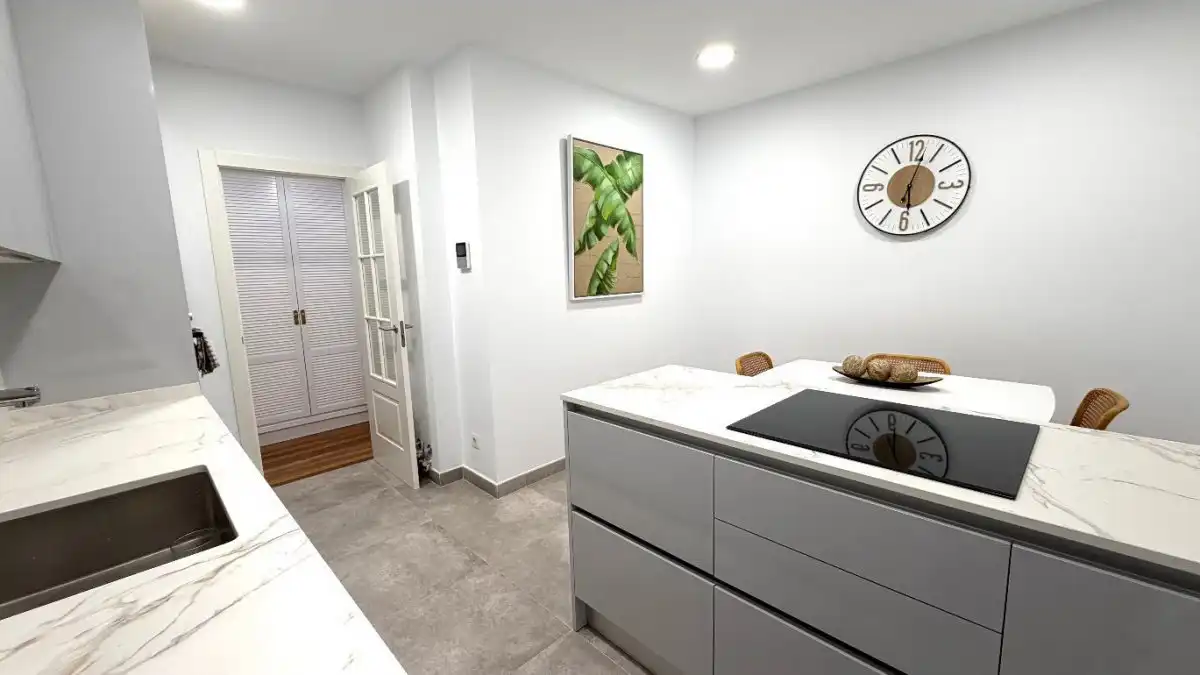 Küche von Wohnung zum Verkauf in Getxo  mit Heizung, Terrasse und Internet