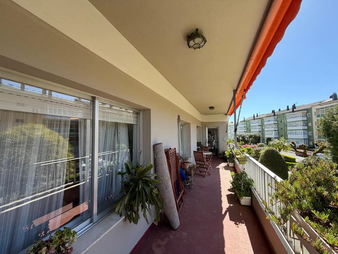 Terrasse von Wohnung zum Verkauf in Lugo Capital mit Heizung, Privatgarten und Parkett
