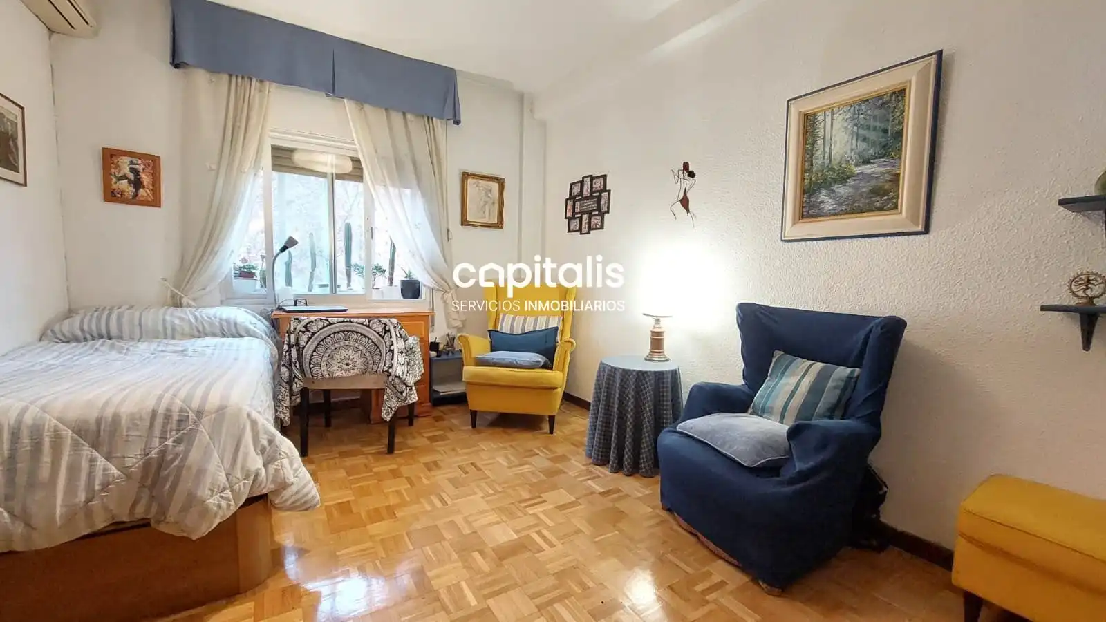 Schlafzimmer von Wohnung zum Verkauf in Madrid mit Klimaanlage, Heizung und Abstellraum