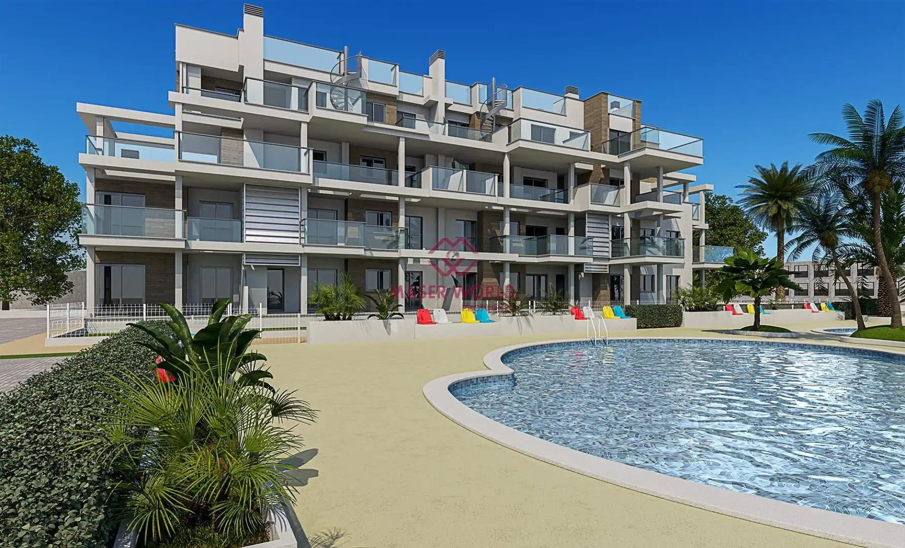 Àtic amb piscina en venda a Las Marinas / Les Marines