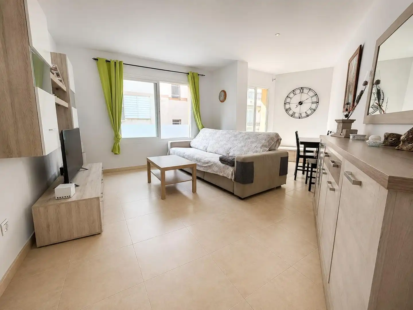 Wohnzimmer von Wohnung zum Verkauf in Inca mit Klimaanlage, Heizung und Möbliert
