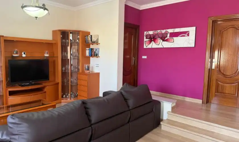Wohnzimmer von Haus oder Chalet zum Verkauf in Carboneras mit Klimaanlage, Heizung und Privatgarten