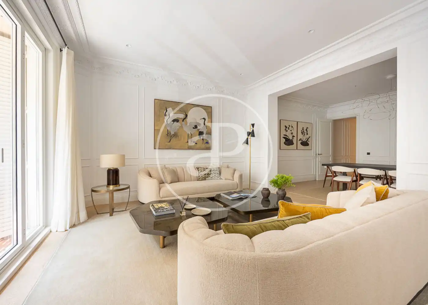 Sala d'estar de Pis en venda en Madrid amb Aire condicionat, Calefacció i Jardí privat