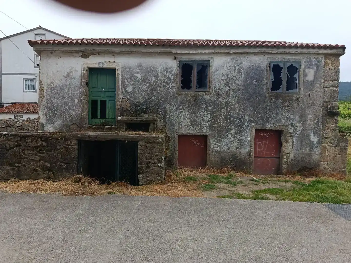 Vista exterior de Casa o xalet en venda en Valga amb Aire condicionat