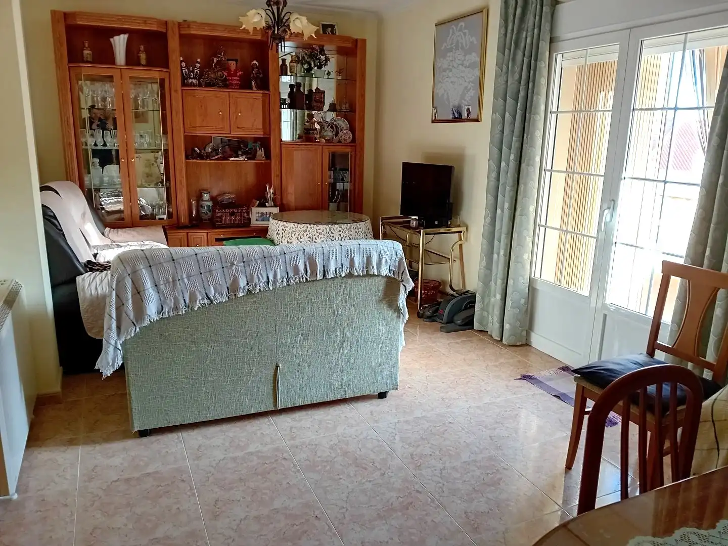 Sala de estar de Piso en venta en Pozuelo de Calatrava con Aire acondicionado, Calefacción y Terraza