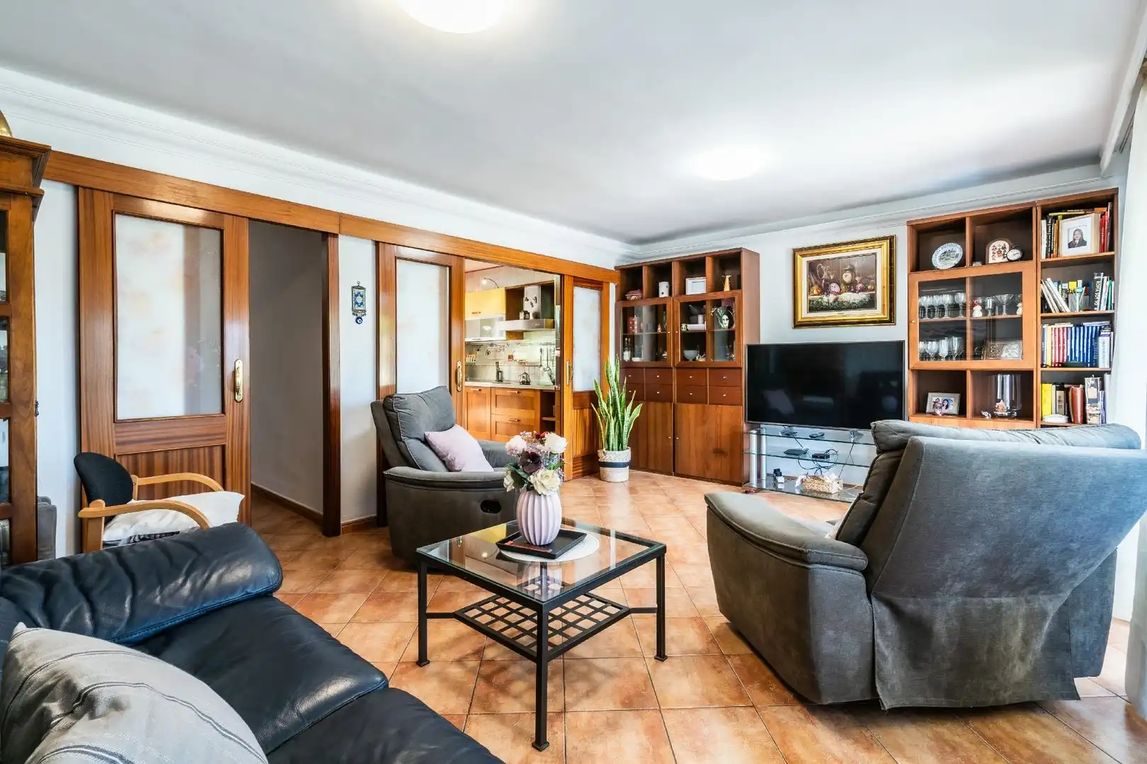 Sala d'estar de Casa adosada en venda en Adeje amb Terrassa i Balcó