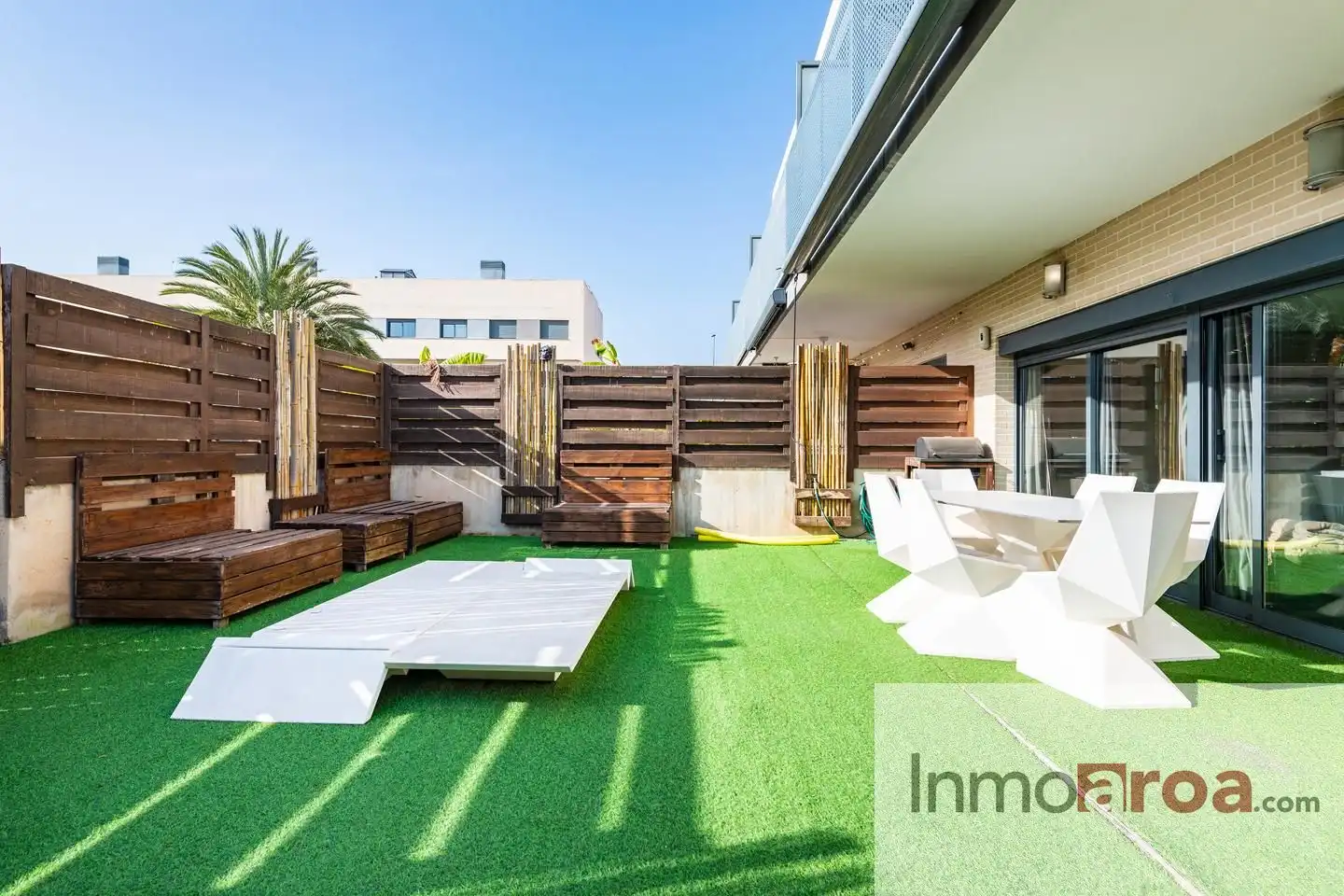 Terrace of Houses for sale in La Pobla de Farnals  with Terrace, Furnished and Community pool