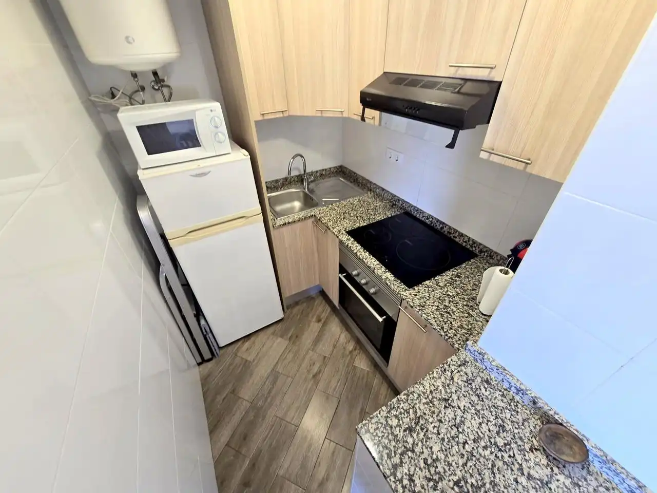 Cuina de Apartament en venda en Gandia amb Aire condicionat, Terrassa i Moblat