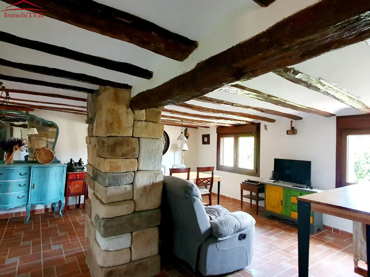 Sala de estar de Casa o chalet en venta en Rubiales con Calefacción, Jardín privado y Trastero