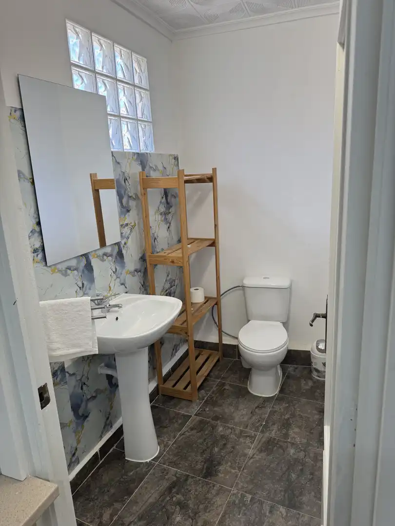Baño de Dúplex de alquiler en Murcia con Aire acondicionado, Terraza y Amueblado