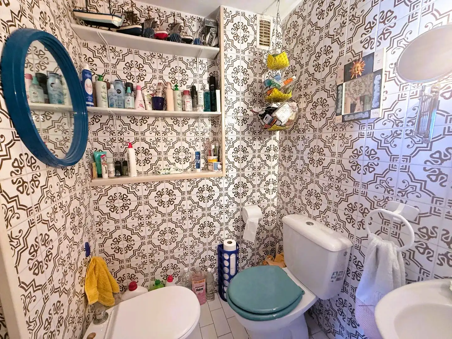 Baño de Apartamento en venta en La Manga del Mar Menor con Terraza, Amueblado y Horno