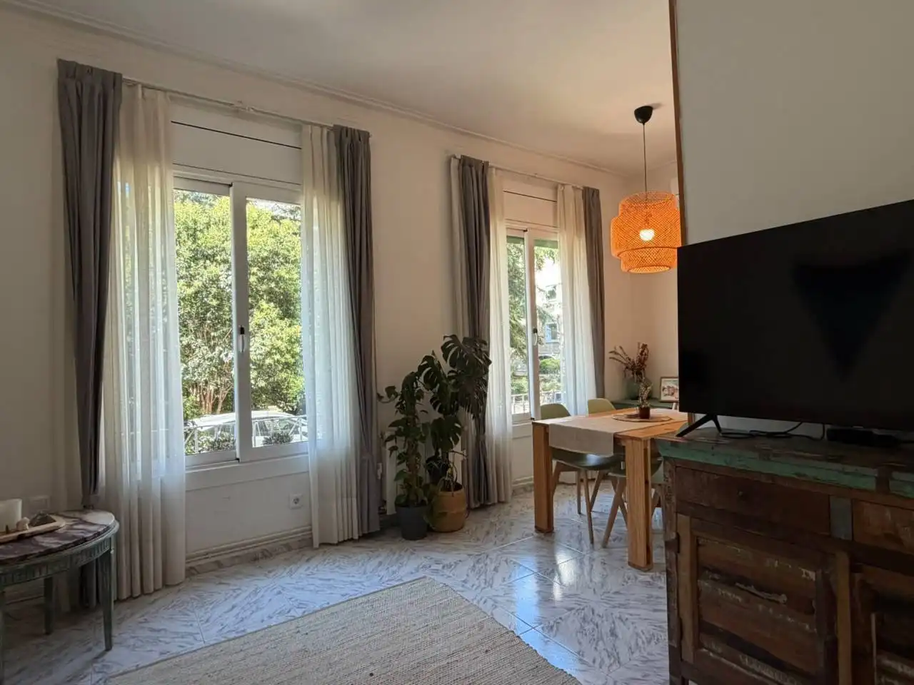 Wohnzimmer von Wohnung zum Verkauf in Terrassa mit Klimaanlage und Heizung