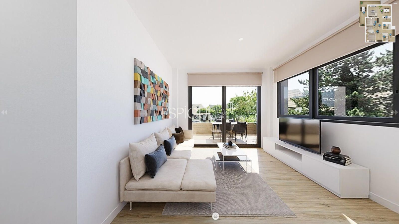 Living room of Flat for sale in Vilablareix  with Air Conditioner, Heating and Private garden