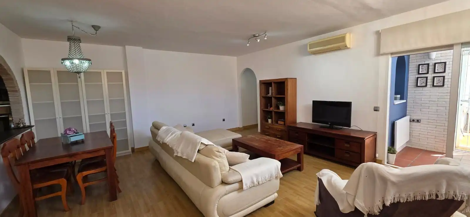 Living room of Flat for sale in Vera  with Air Conditioner, Heating and Furnished