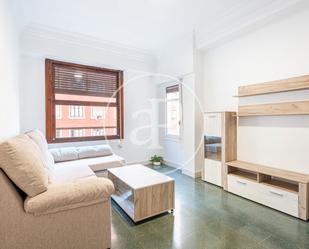 Living room of Flat to rent in  Valencia Capital  with Heating, Furnished and Balcony