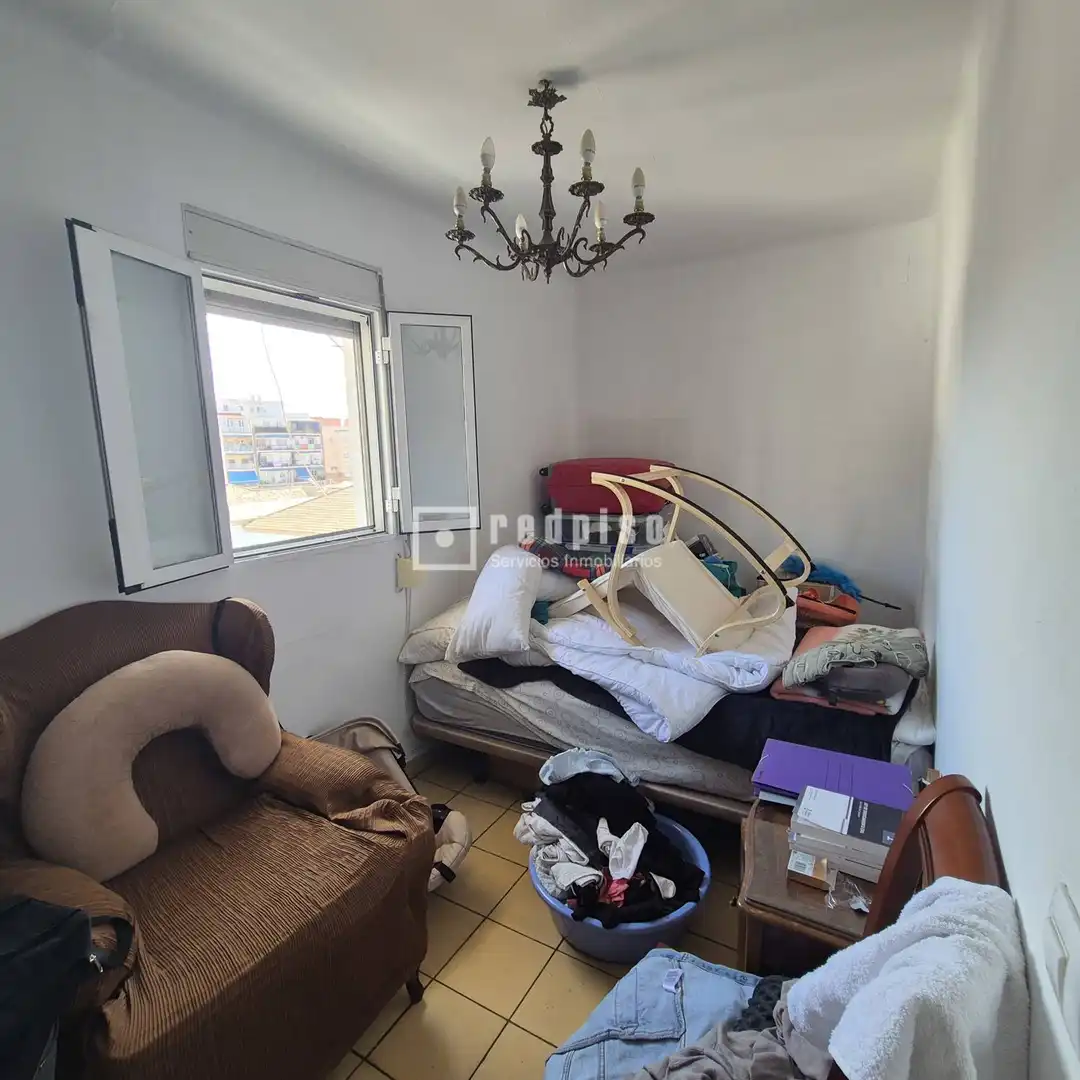 Bedroom of Flat for sale in Sevilla  with Air Conditioner and Terrace