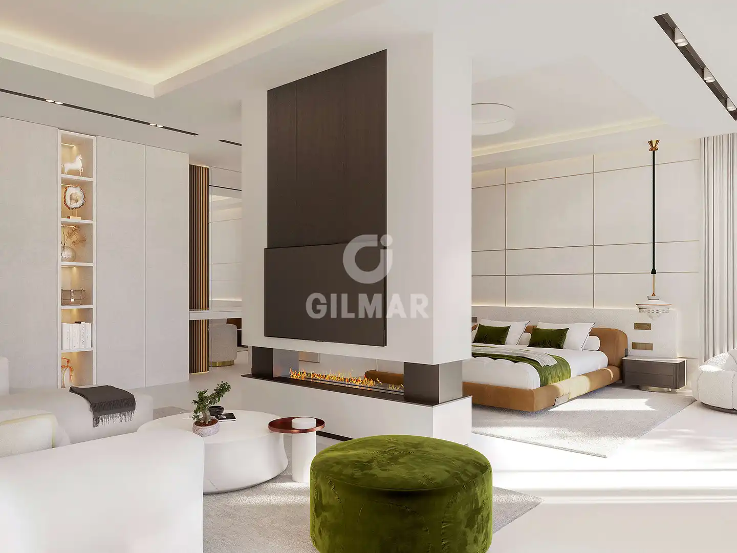 Living room of Houses for sale in Benahavís  with Heating, Private garden and Swimming Pool
