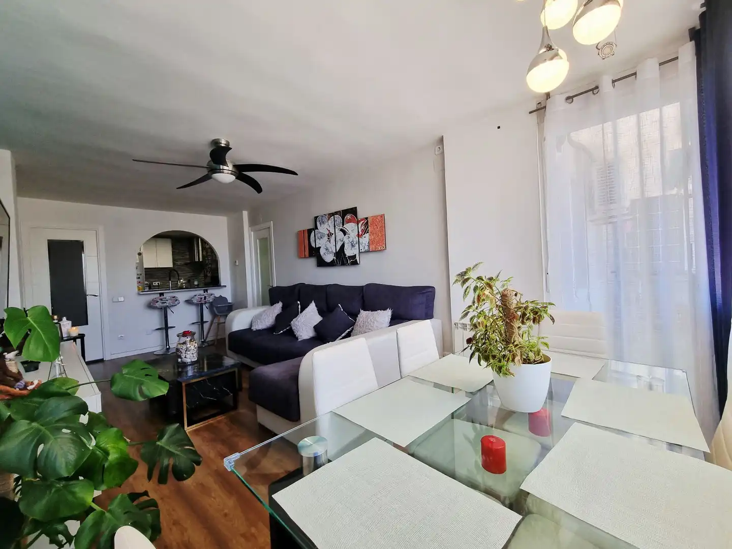 Wohnzimmer von Wohnung zum Verkauf in Fuenlabrada mit Klimaanlage, Heizung und Terrasse