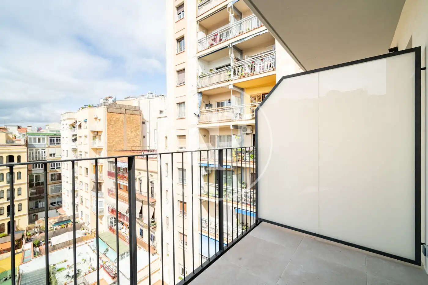 Balcony of Flat for rent in Barcelona  with Air Conditioner, Heating and Terrace