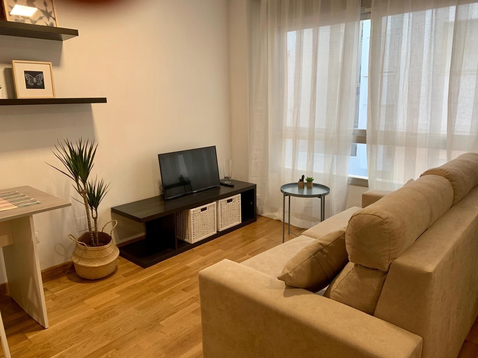 Sala d'estar de Estudi en venda en Málaga Capital amb Aire condicionat i Calefacció