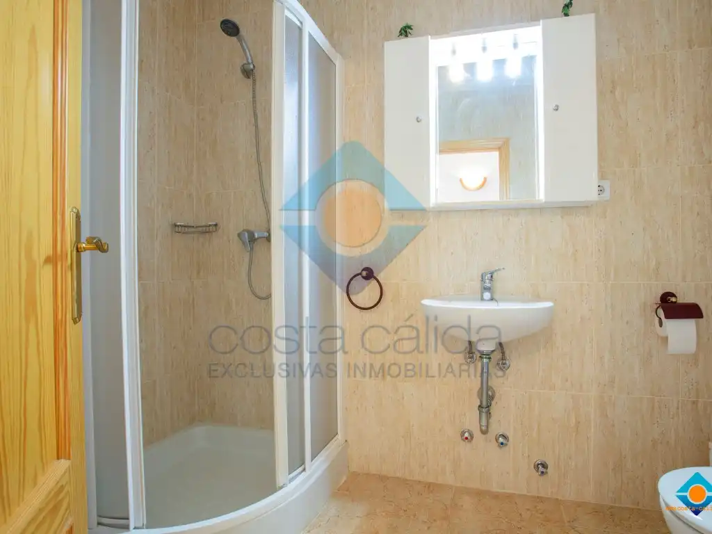 Bathroom of Flat for sale in Mazarrón  with Air Conditioner, Private garden and Terrace