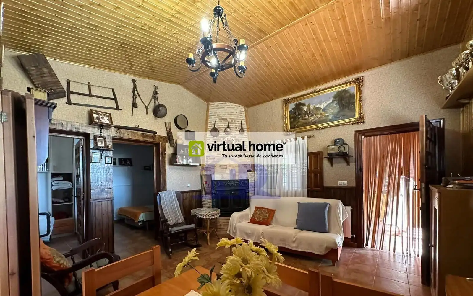 Sala de estar de Casa o chalet en venta en Cuenca con Aire acondicionado