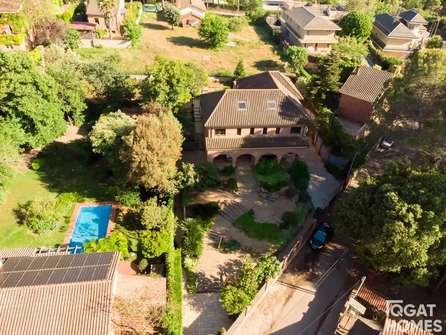 Jardín de Casa o chalet de alquiler en Sant Cugat del Vallès con Aire acondicionado, Calefacción y Jardín privado