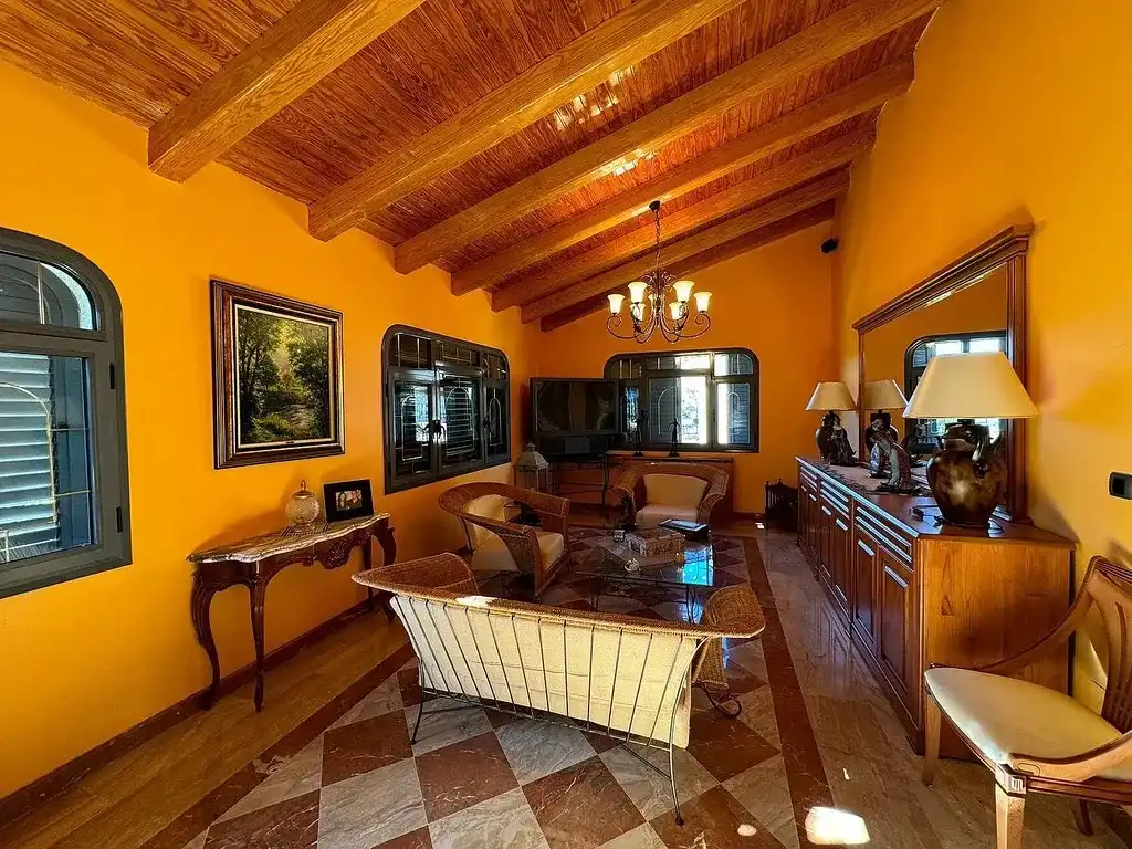 Living room of Houses for sale in Cacabelos  with Heating, Parquet flooring and Terrace