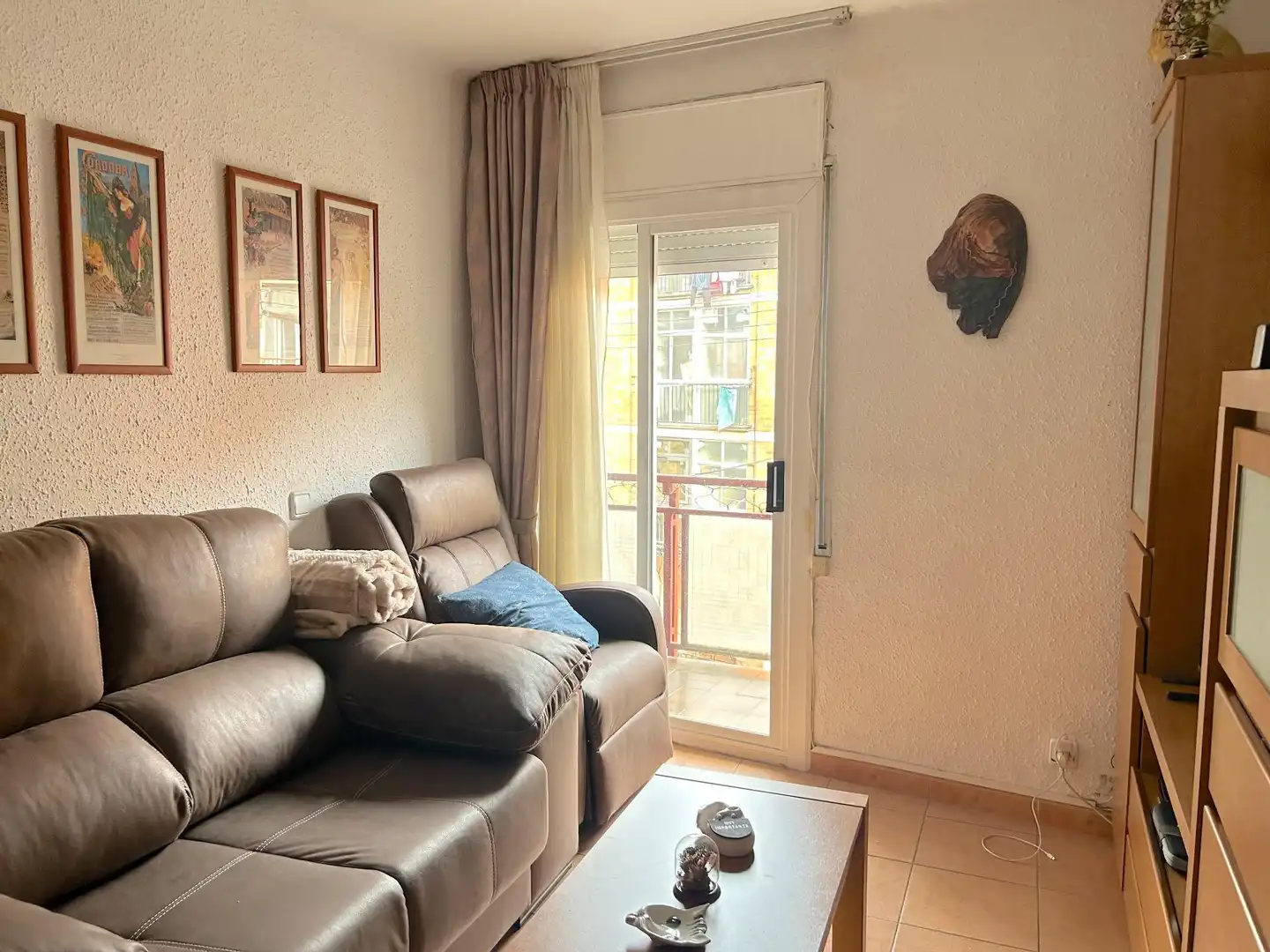 Wohnzimmer von Wohnung zum Verkauf in Mataró mit Heizung und Balkon