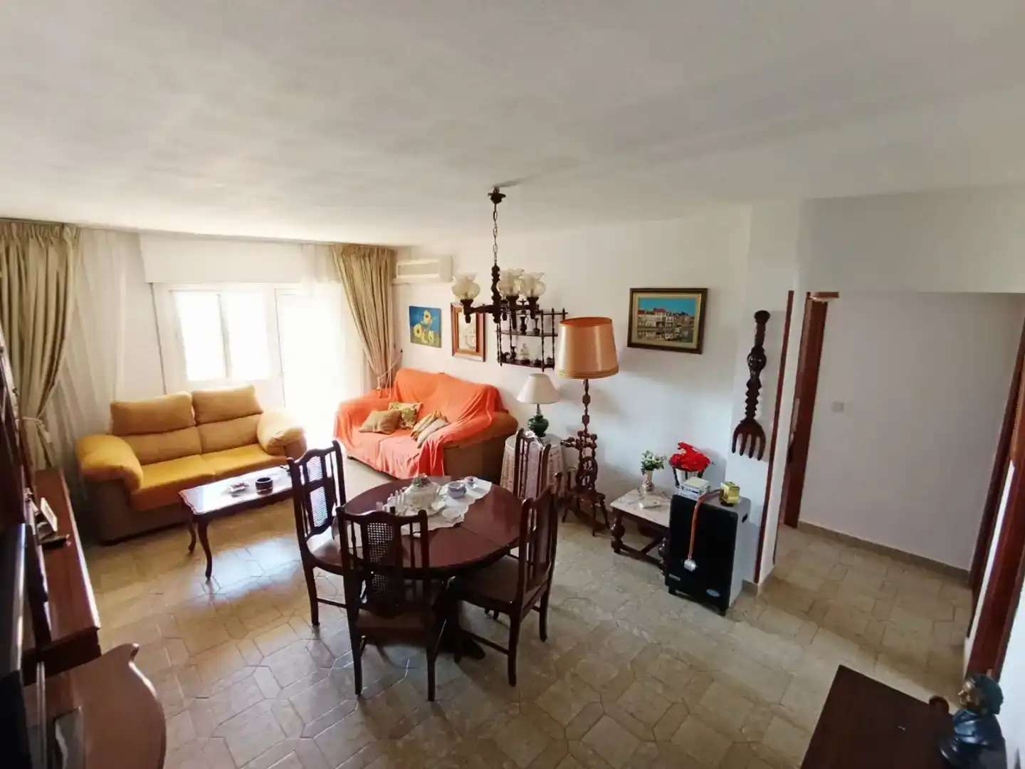 Wohnzimmer von Wohnung zum Verkauf in Málaga Capital mit Klimaanlage