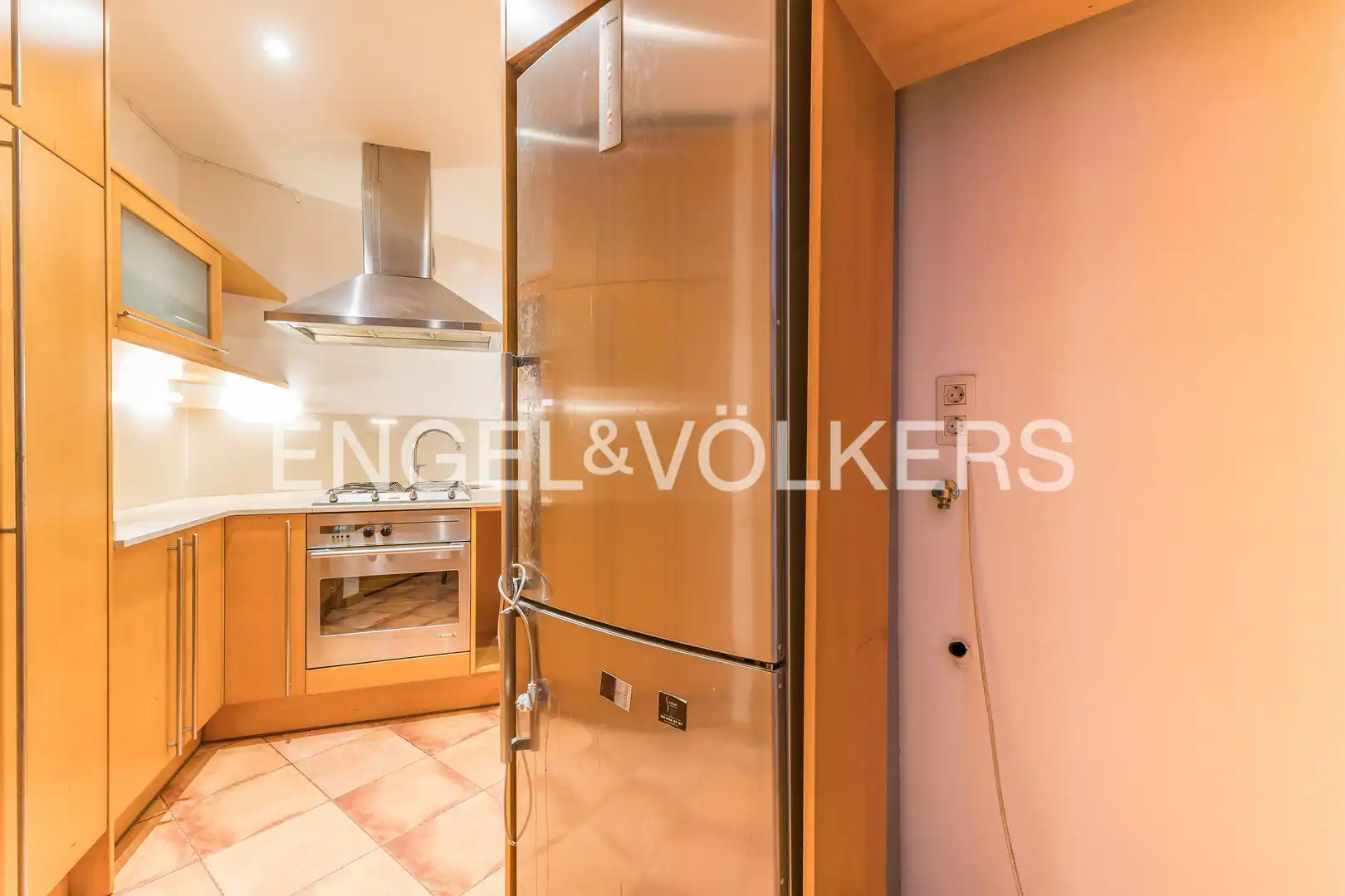 Kitchen of Flat for rent in Barcelona  with Air Conditioner, Heating and Parquet flooring