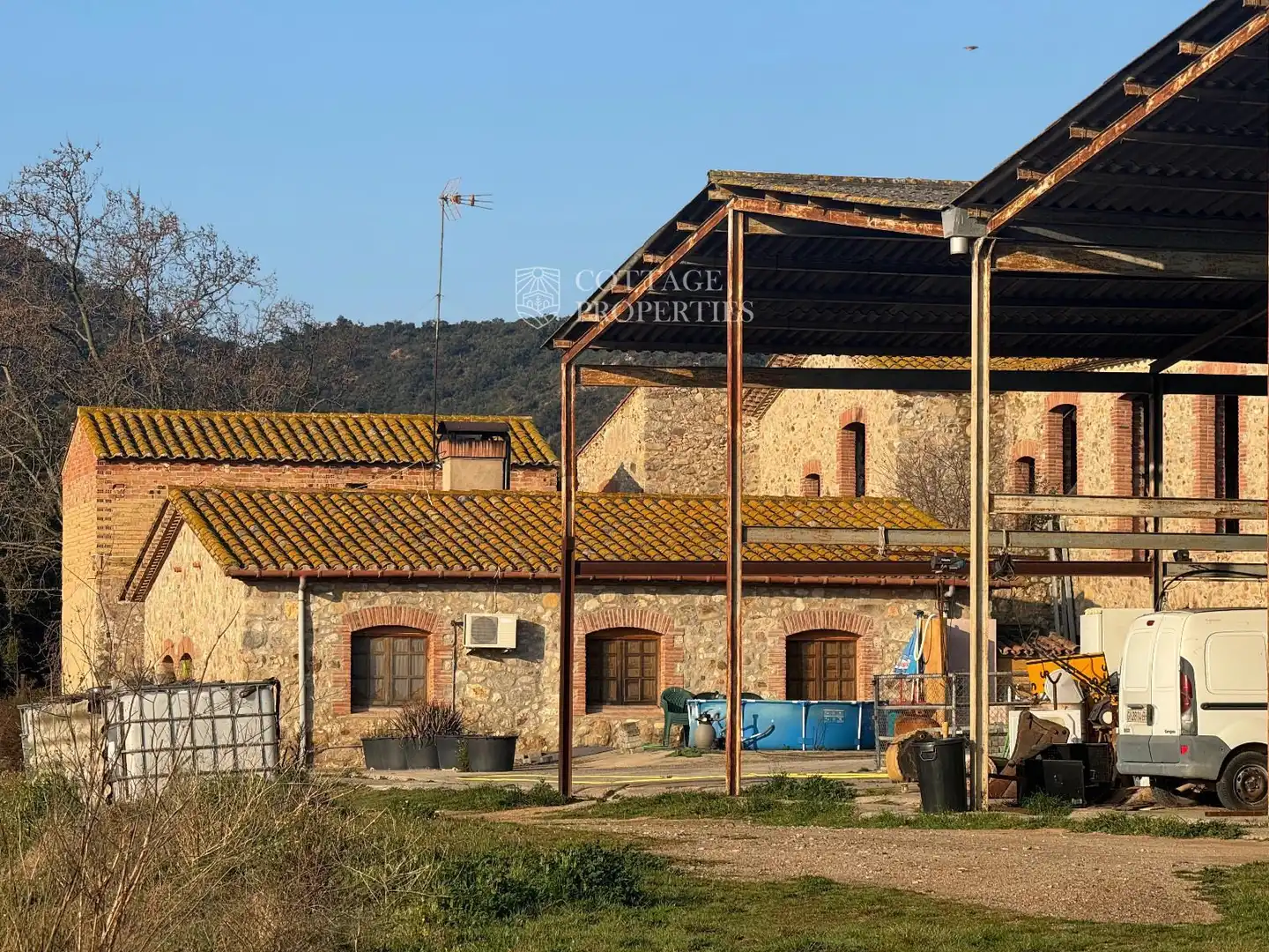 Vista exterior de Finca rústica en venta en Darnius
