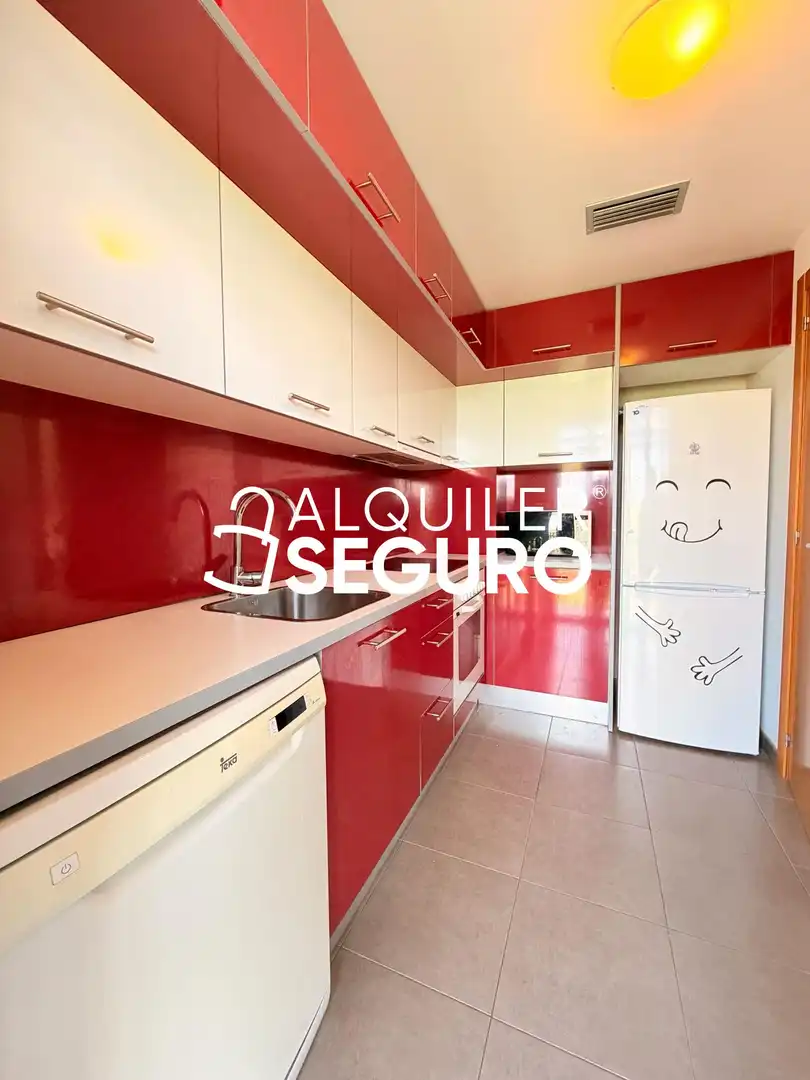 Kitchen of Flat for rent in Castellón de la Plana / Castelló de la Plana  with Air Conditioner, Heating and Furnished