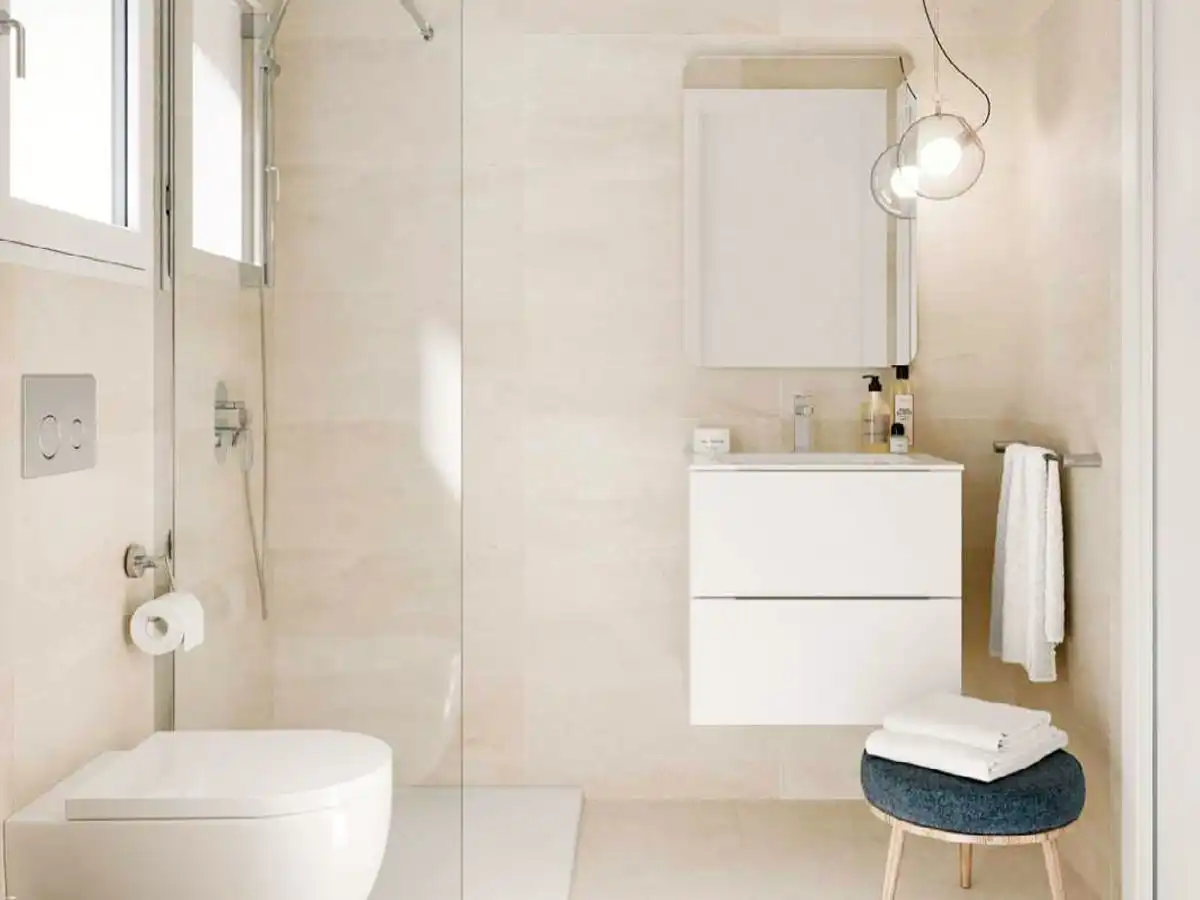 Bathroom of Detached homes for sale in Santa Pola  with Air Conditioner, Private garden and Terrace