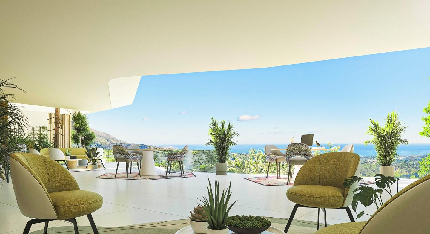 Terrace of Apartment for sale in Benahavís  with Air Conditioner, Heating and Private garden