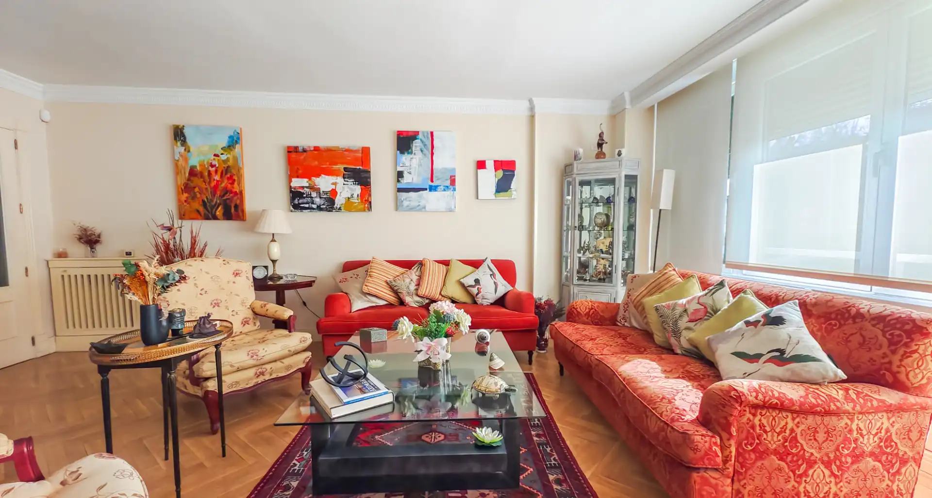 Sala de estar de Piso en venta en Madrid con Aire acondicionado, Calefacción y Jardín privado