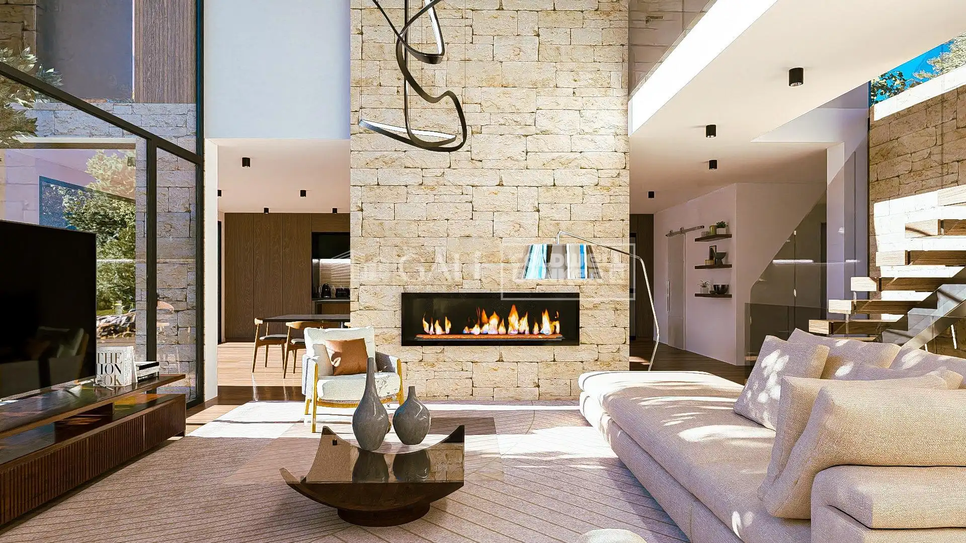 Sala de estar de Casa o chalet en venta en Montferrer i Castellbò con Aire acondicionado, Calefacción y Jardín privado